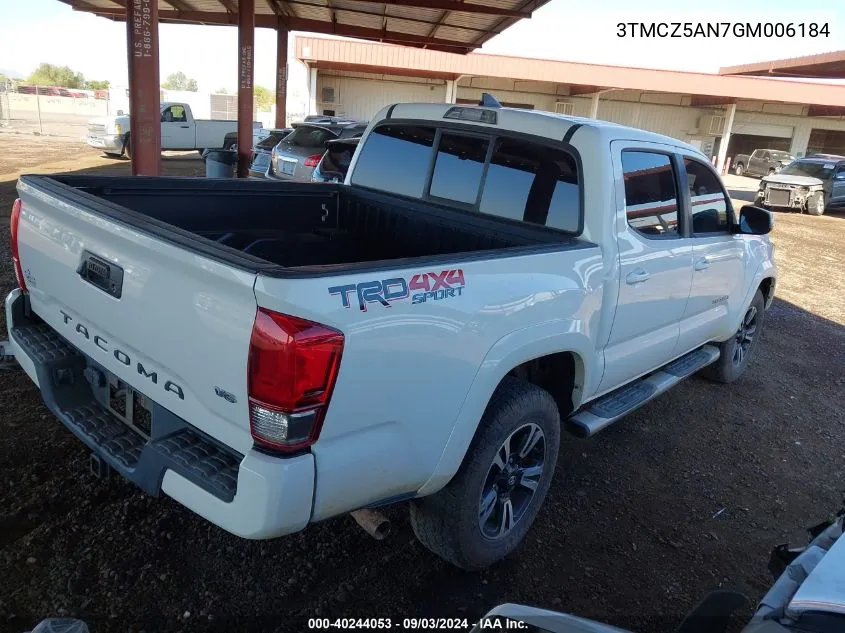 3TMCZ5AN7GM006184 2016 Toyota Tacoma Trd Sport