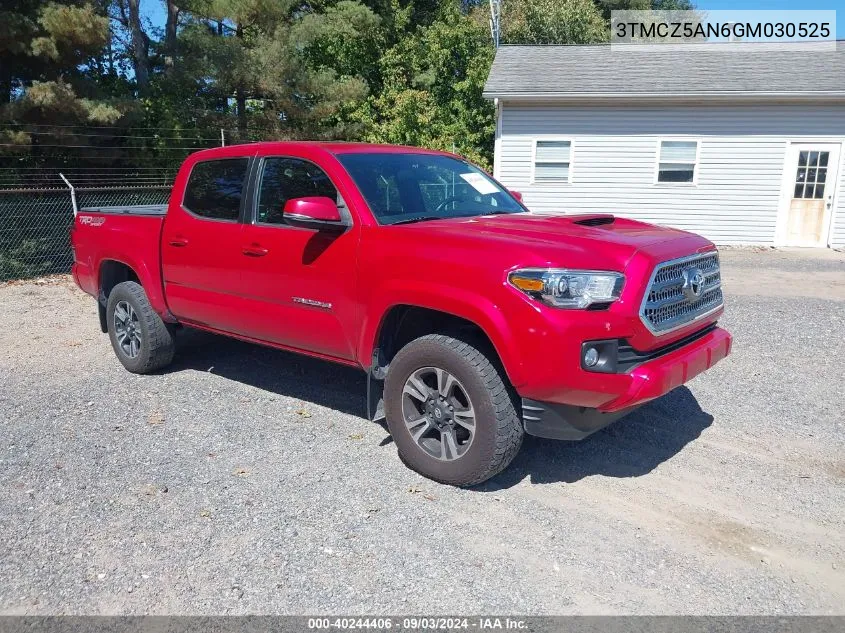 2016 Toyota Tacoma VIN: 3TMCZ5AN6GM030525 Lot: 40244406