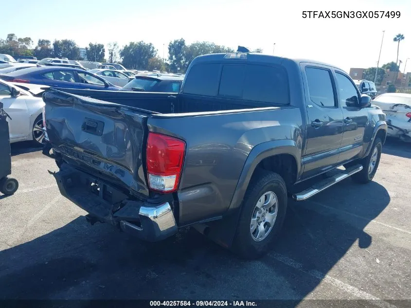 5TFAX5GN3GX057499 2016 Toyota Tacoma Sr5