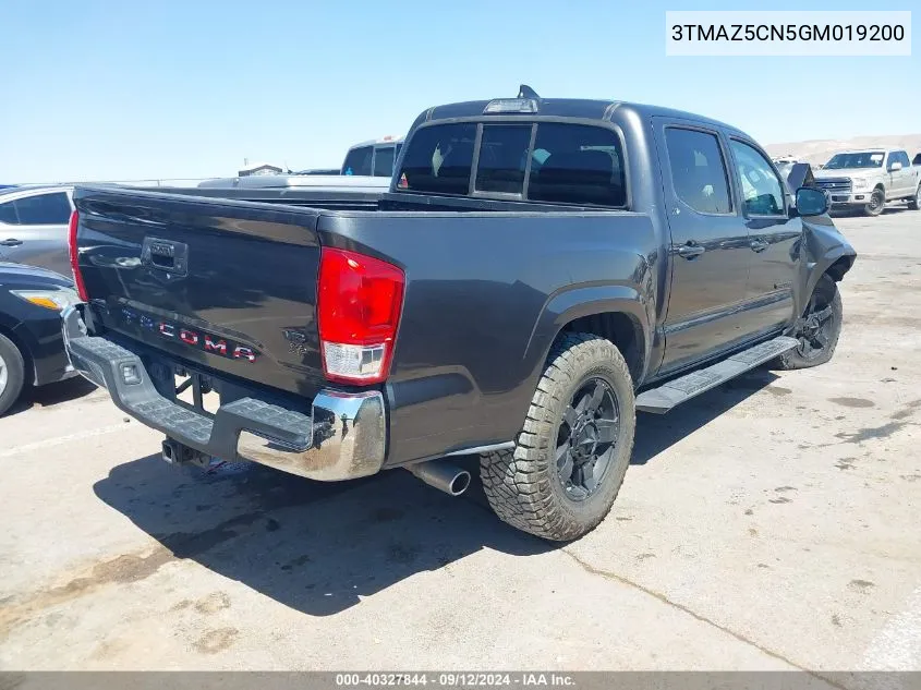 2016 Toyota Tacoma Sr5 V6 VIN: 3TMAZ5CN5GM019200 Lot: 40327844