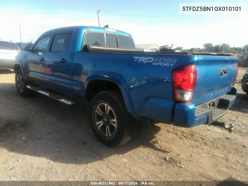 5TFDZ5BN1GX010101 2016 Toyota Tacoma Sr5