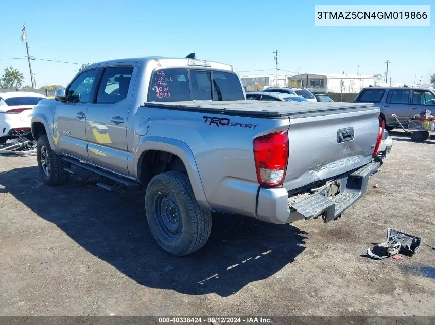 2016 Toyota Tacoma Trd Sport VIN: 3TMAZ5CN4GM019866 Lot: 40338424