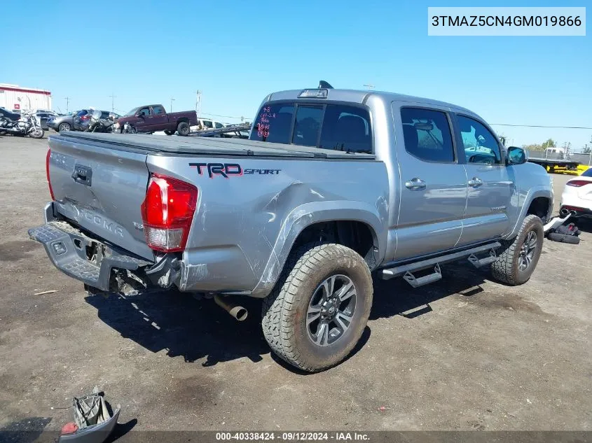 2016 Toyota Tacoma Trd Sport VIN: 3TMAZ5CN4GM019866 Lot: 40338424