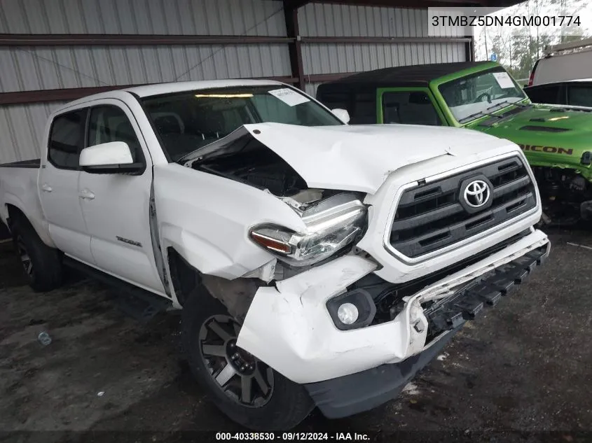 3TMBZ5DN4GM001774 2016 Toyota Tacoma Sr5