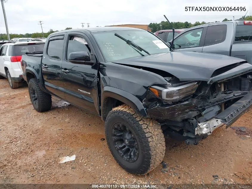 5TFAX5GNXGX064496 2016 Toyota Tacoma Sr5