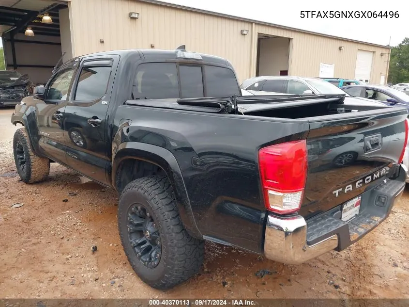 5TFAX5GNXGX064496 2016 Toyota Tacoma Sr5