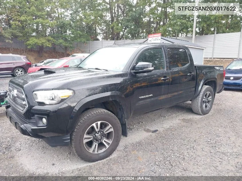 5TFCZ5AN2GX017622 2016 Toyota Tacoma Trd Sport