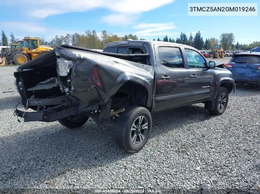 2016 Toyota Tacoma Trd Sport VIN: 3TMCZ5AN2GM019246 Lot: 40436004