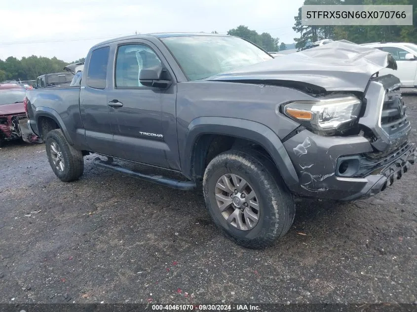 5TFRX5GN6GX070766 2016 Toyota Tacoma Access Cab/Sr/Sr5