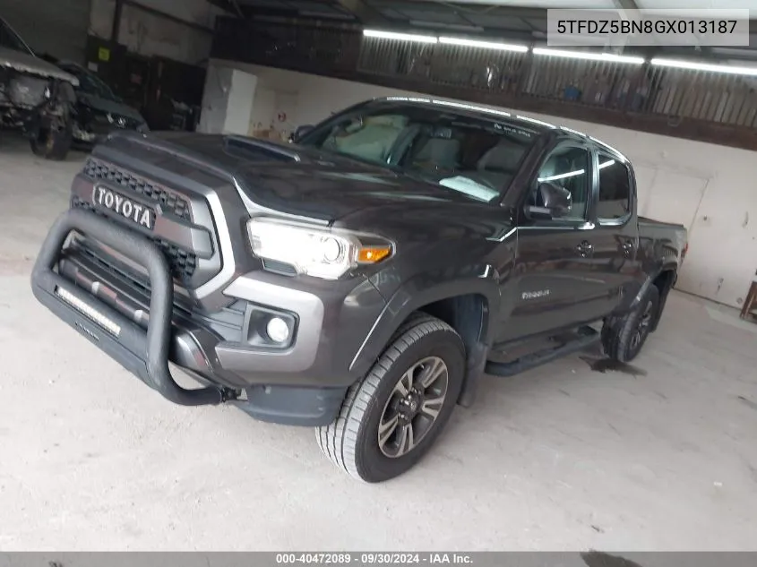 5TFDZ5BN8GX013187 2016 Toyota Tacoma Trd Sport