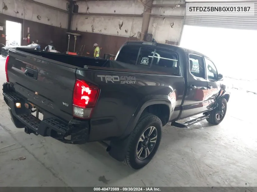 5TFDZ5BN8GX013187 2016 Toyota Tacoma Trd Sport