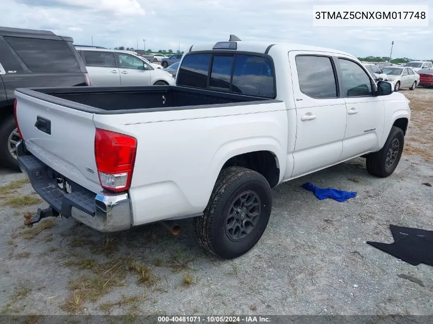 2016 Toyota Tacoma Sr5 V6 VIN: 3TMAZ5CNXGM017748 Lot: 40481071