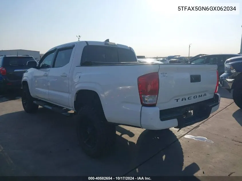 5TFAX5GN6GX062034 2016 Toyota Tacoma Sr