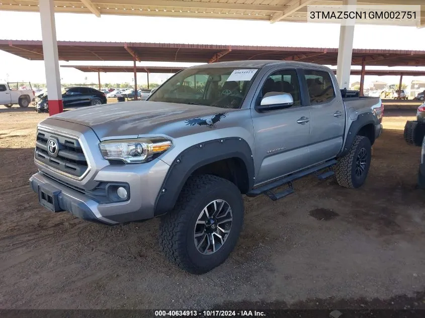 3TMAZ5CN1GM002751 2016 Toyota Tacoma Sr5 V6