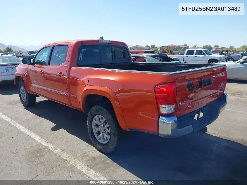 2016 Toyota Tacoma Sr5 V6 VIN: 5TFDZ5BN2GX013489 Lot: 40685290