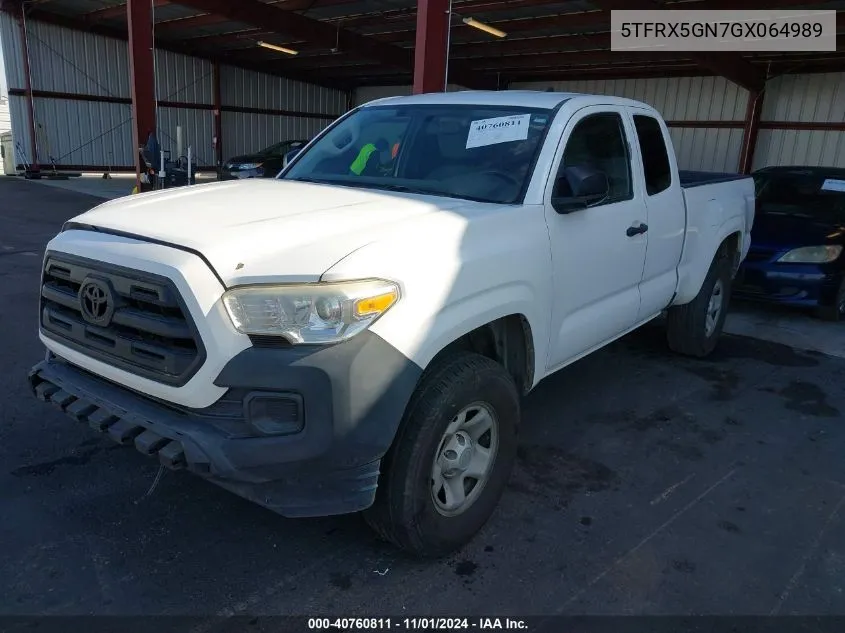 5TFRX5GN7GX064989 2016 Toyota Tacoma Sr