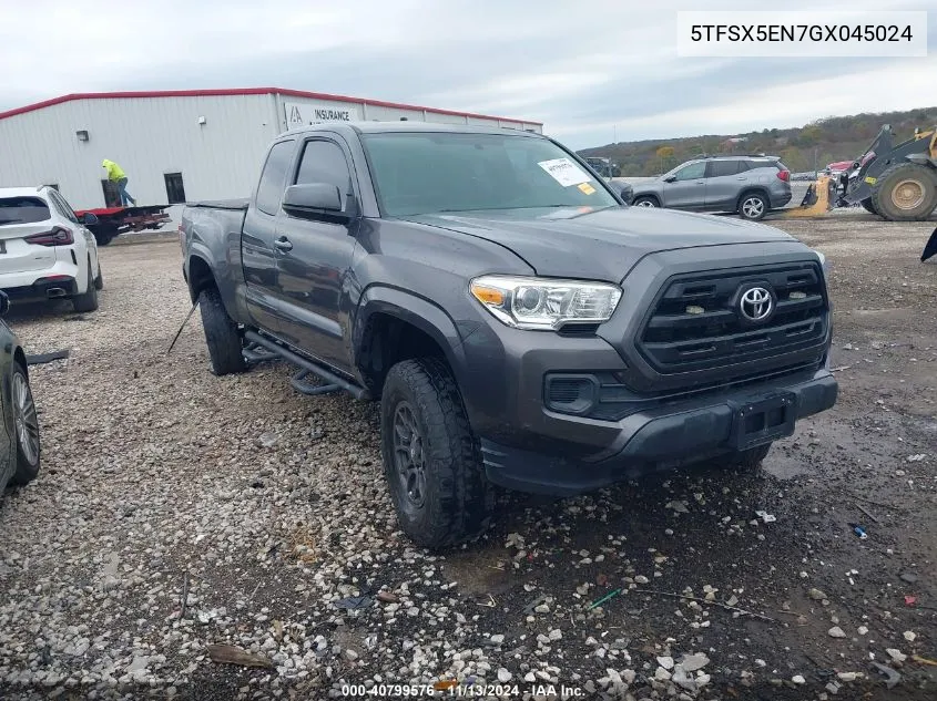 5TFSX5EN7GX045024 2016 Toyota Tacoma Sr