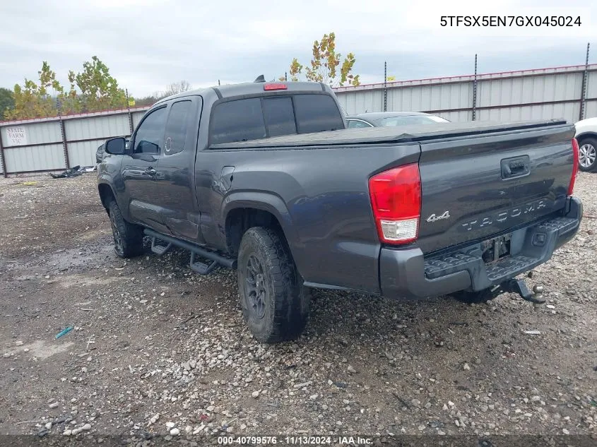 5TFSX5EN7GX045024 2016 Toyota Tacoma Sr