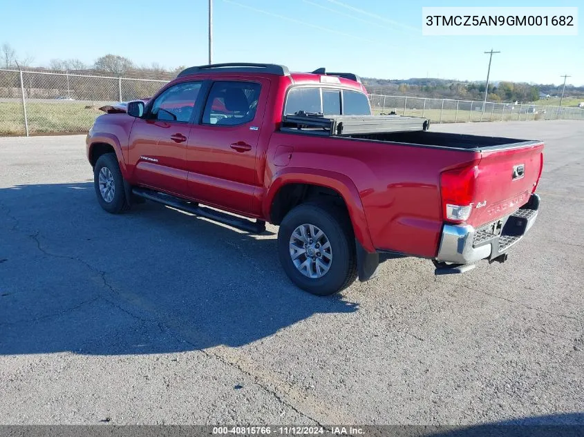 2016 Toyota Tacoma Sr5 V6 VIN: 3TMCZ5AN9GM001682 Lot: 40815766