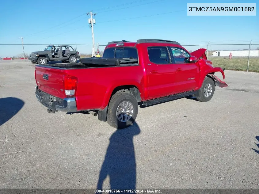 2016 Toyota Tacoma Sr5 V6 VIN: 3TMCZ5AN9GM001682 Lot: 40815766