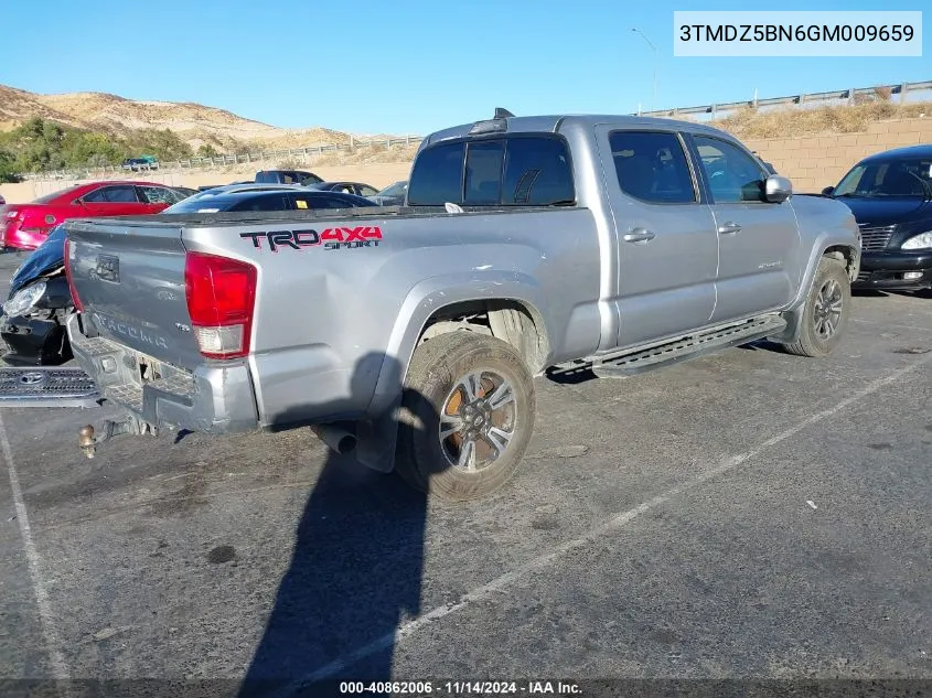 2016 Toyota Tacoma Trd Sport VIN: 3TMDZ5BN6GM009659 Lot: 40862006