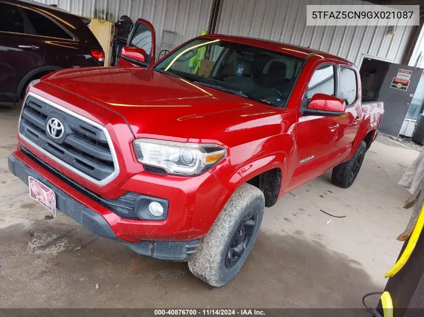 2016 Toyota Tacoma Sr5 V6 VIN: 5TFAZ5CN9GX021087 Lot: 40876700