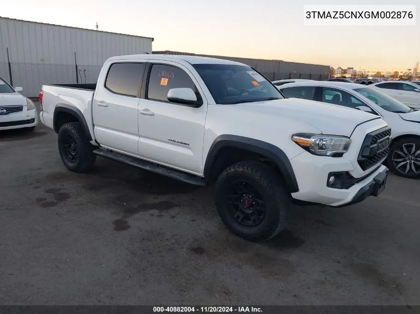 2016 Toyota Tacoma Trd Off Road VIN: 3TMAZ5CNXGM002876 Lot: 40882004