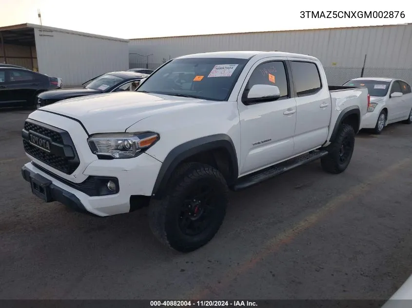 2016 Toyota Tacoma Trd Off Road VIN: 3TMAZ5CNXGM002876 Lot: 40882004