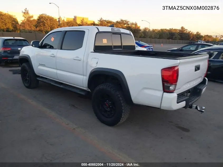 2016 Toyota Tacoma Trd Off Road VIN: 3TMAZ5CNXGM002876 Lot: 40882004