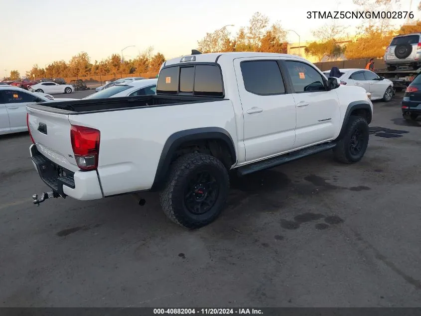 2016 Toyota Tacoma Trd Off Road VIN: 3TMAZ5CNXGM002876 Lot: 40882004