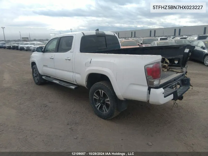 2017 Toyota Tacoma Double Cab/Limited VIN: 5TFHZ5BN7HX023227 Lot: 12109057