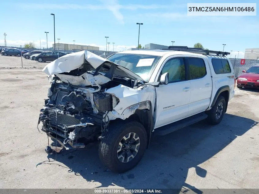 3TMCZ5AN6HM106486 2017 Toyota Tacoma Trd Off Road