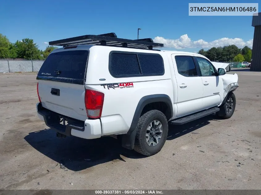 3TMCZ5AN6HM106486 2017 Toyota Tacoma Trd Off Road