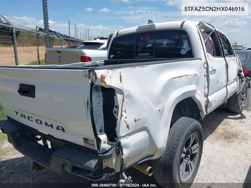 2017 Toyota Tacoma Sr5 V6 VIN: 5TFAZ5CN2HX046916 Lot: 39460700