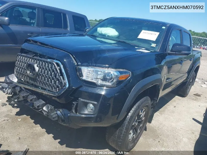 2017 Toyota Tacoma Trd Off Road VIN: 3TMCZ5ANXHM070592 Lot: 39721875