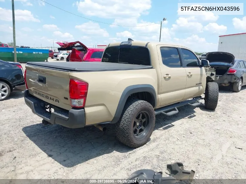 5TFAZ5CN6HX043596 2017 Toyota Tacoma Trd Off Road