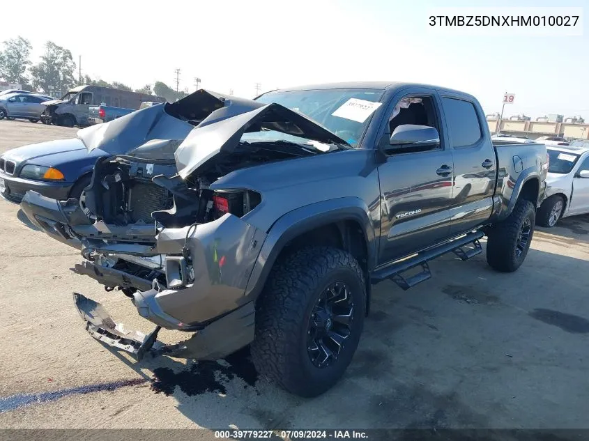 3TMBZ5DNXHM010027 2017 Toyota Tacoma Double Cab