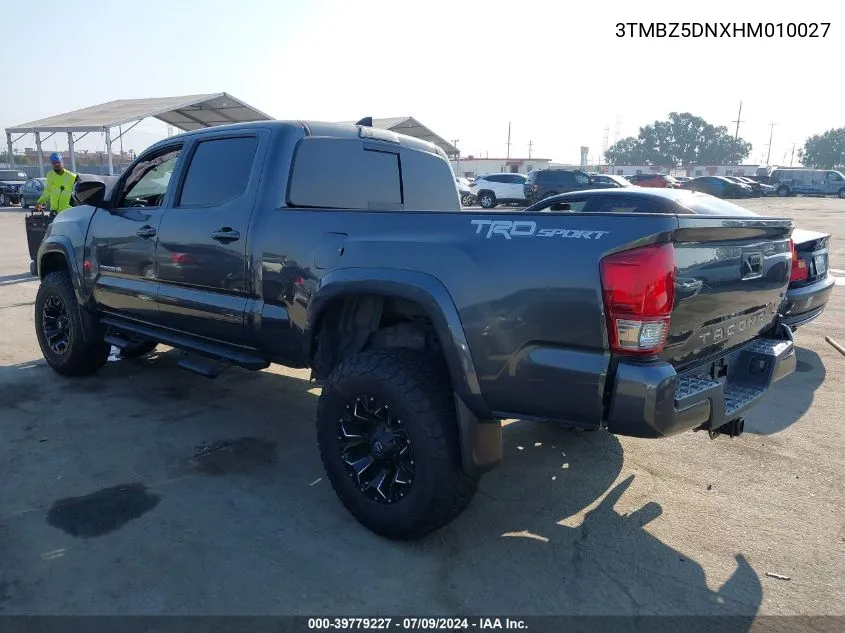 3TMBZ5DNXHM010027 2017 Toyota Tacoma Double Cab