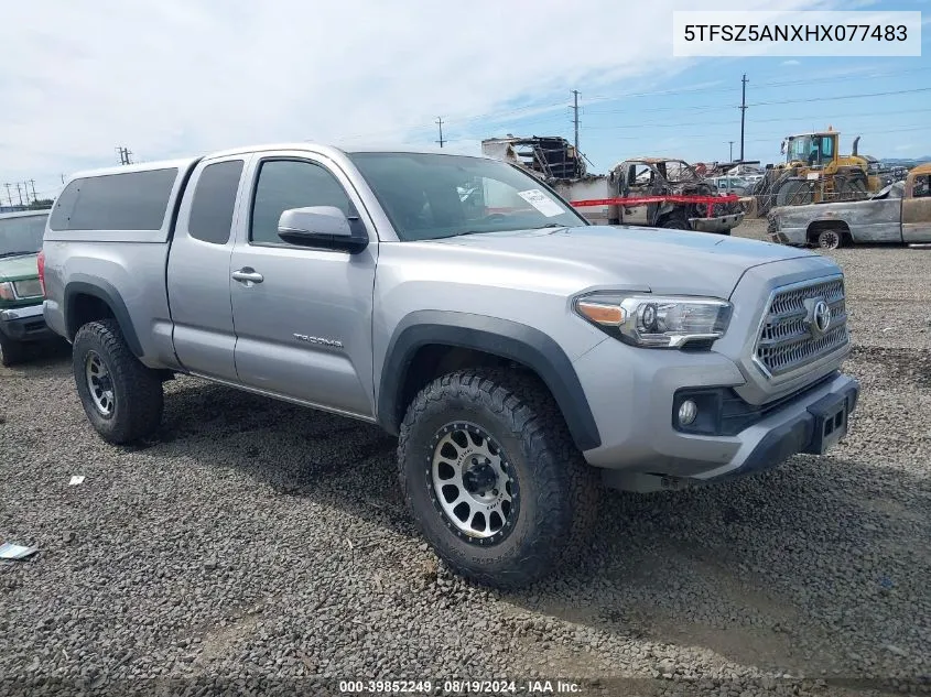 5TFSZ5ANXHX077483 2017 Toyota Tacoma Trd Off Road