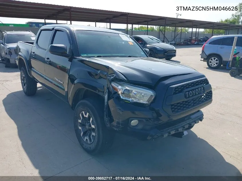 2017 Toyota Tacoma Sr5 V6 VIN: 3TMAZ5CN5HM046625 Lot: 39852717