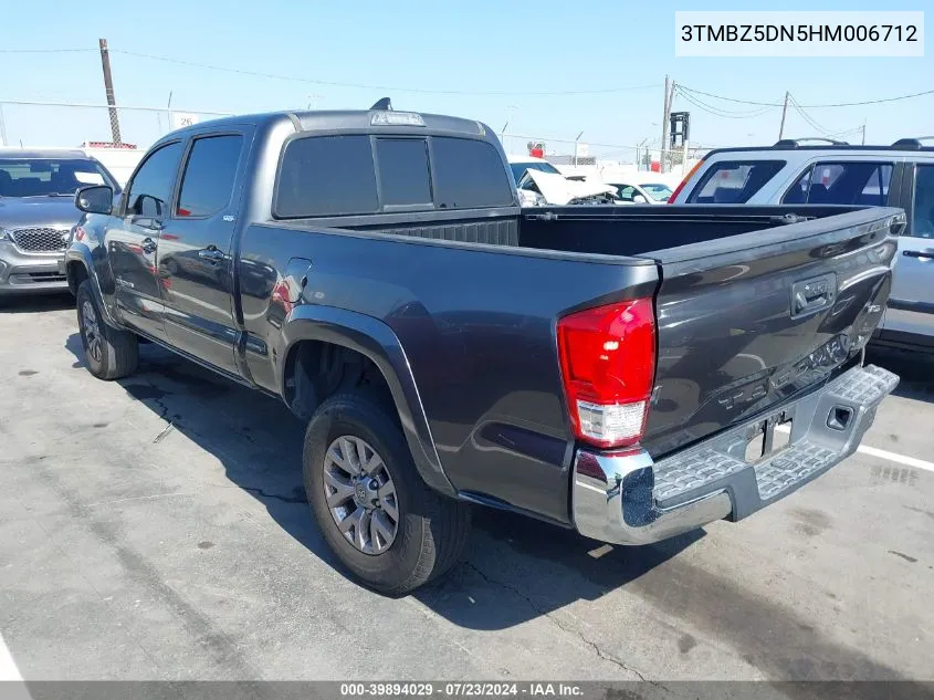 3TMBZ5DN5HM006712 2017 Toyota Tacoma Sr5