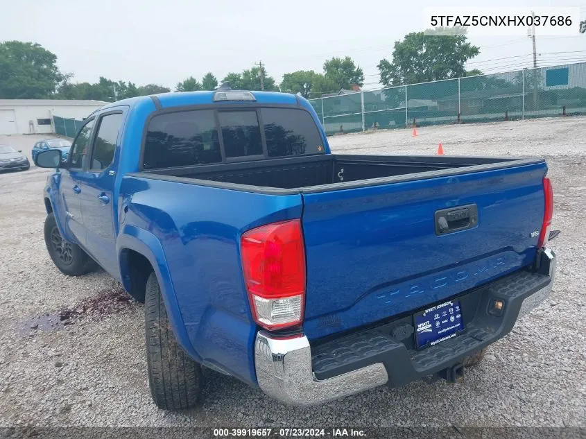 2017 Toyota Tacoma Sr5 V6 VIN: 5TFAZ5CNXHX037686 Lot: 39919657