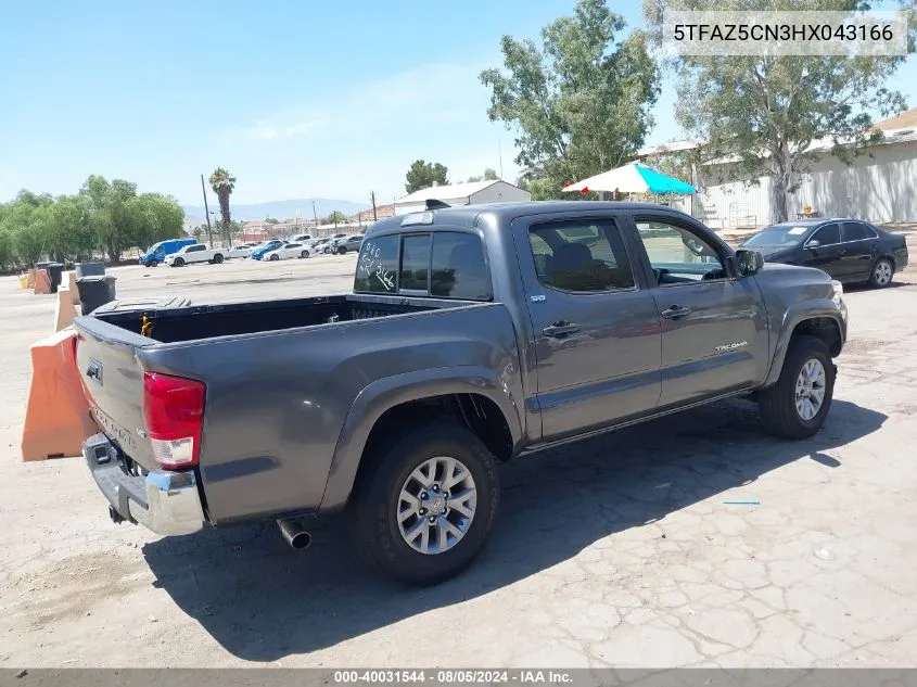 2017 Toyota Tacoma Sr5 V6 VIN: 5TFAZ5CN3HX043166 Lot: 40031544