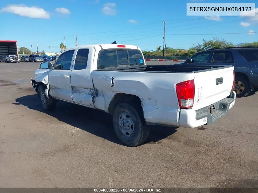 2017 Toyota Tacoma Sr5 VIN: 5TFRX5GN3HX084173 Lot: 40038226