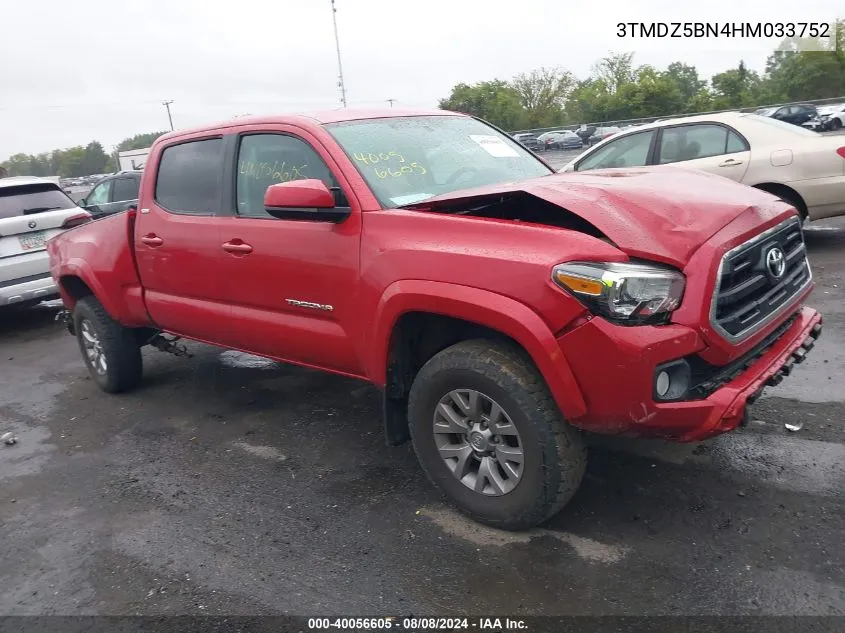 2017 Toyota Tacoma Sr5 V6 VIN: 3TMDZ5BN4HM033752 Lot: 40056605