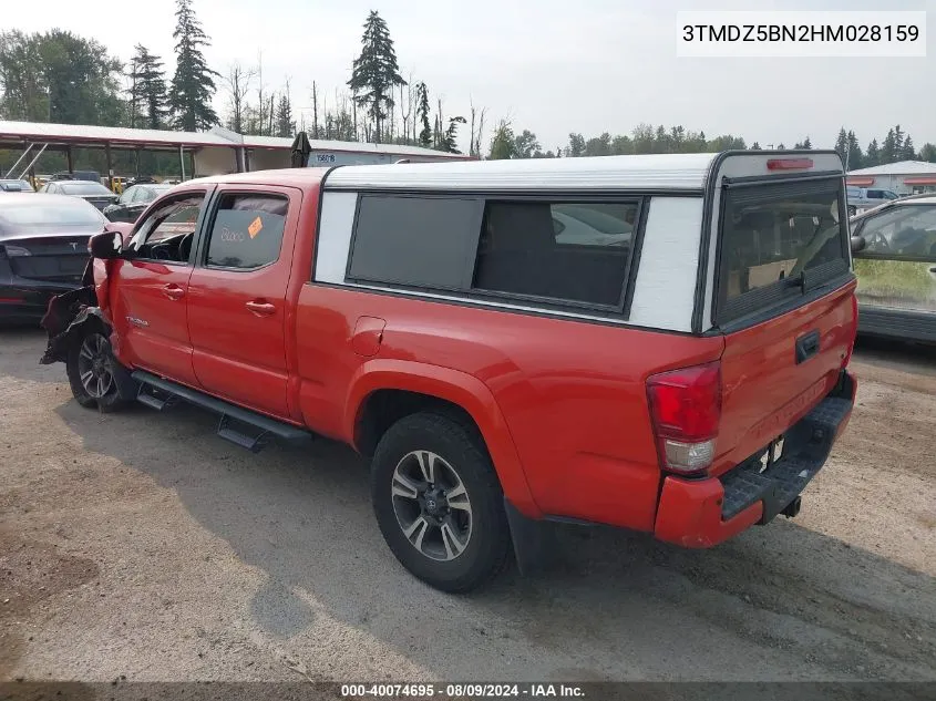 3TMDZ5BN2HM028159 2017 Toyota Tacoma