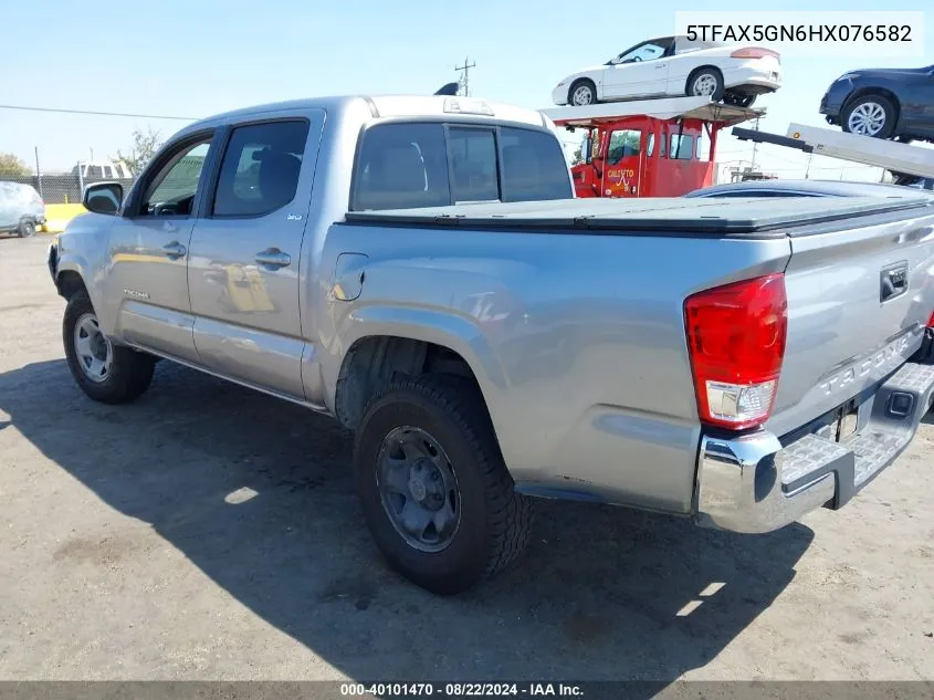 2017 Toyota Tacoma Sr5 VIN: 5TFAX5GN6HX076582 Lot: 40101470