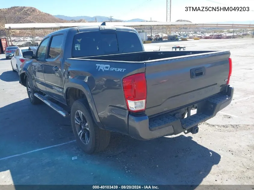 3TMAZ5CN5HM049203 2017 Toyota Tacoma Trd Sport