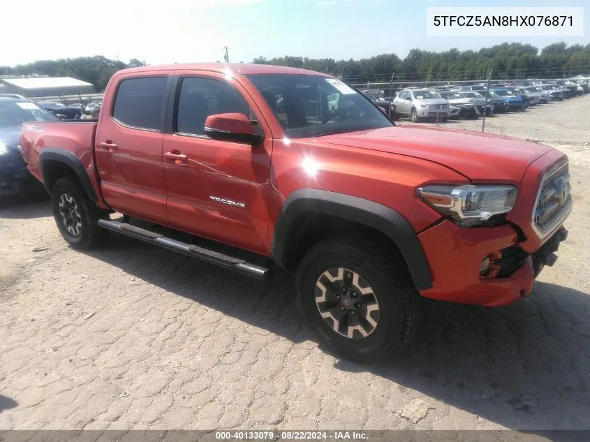 5TFCZ5AN8HX076871 2017 Toyota Tacoma Trd Off Road