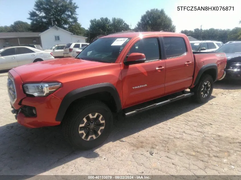 5TFCZ5AN8HX076871 2017 Toyota Tacoma Trd Off Road